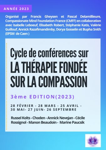 Cycle de conférences sur la thérapie fondée sur la compassion (TFC)